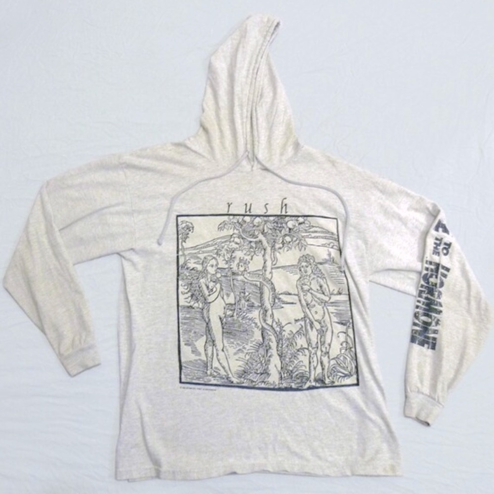 Vintage RUSH Counterparts Tour Slave to the Hormone Hoodie by Brockum XL 1993
